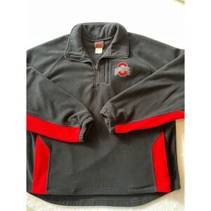 Genuine‎ Stuff Ohio State Buckeyes Fleece Pullover Sweatshirt Men's Large Black